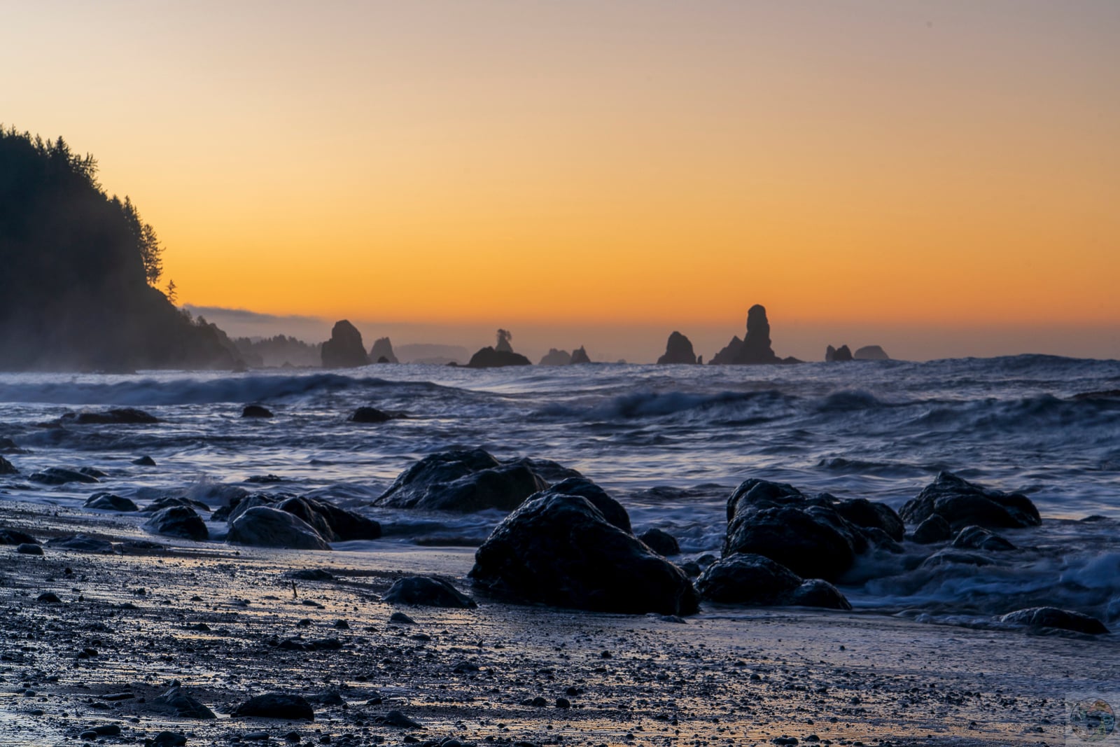 Beach at Dawn II